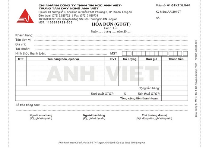 Ebiz Pos Offline - Mẫu hóa đơn tham khảo - Hình 4