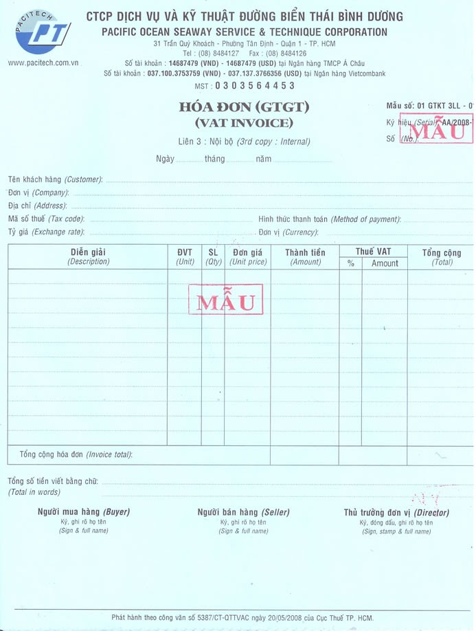 Ebiz Pos Offline - Mẫu hóa đơn tham khảo - Hình 2