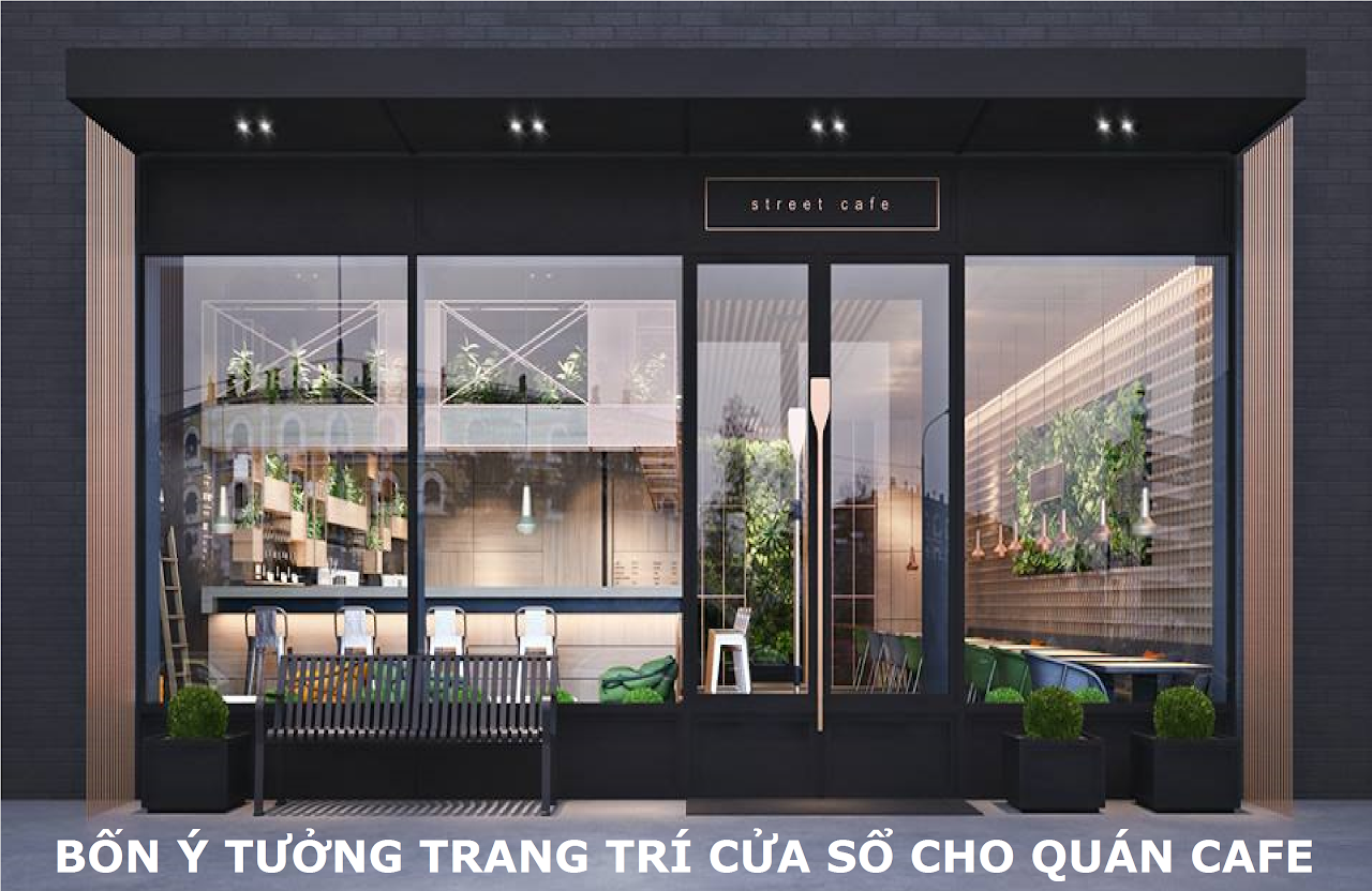 Ebiz Pos Offline - Trang trí cửa sổ kính bằng bốn ý tưởng độc đáo giúp tăng độ sống động trong trang trí quán cafe - Hình 2