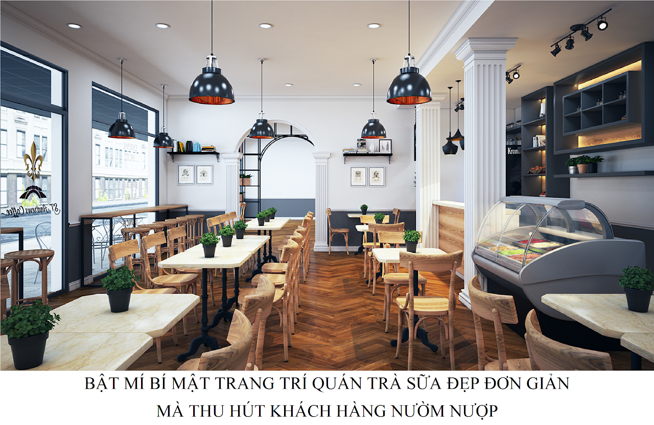 Ebiz Pos Offline - Bật mí bí mật trang trí quán trà sữa đẹp đơn giản mà thu hút khách hàng nườm nượp - Hình 2