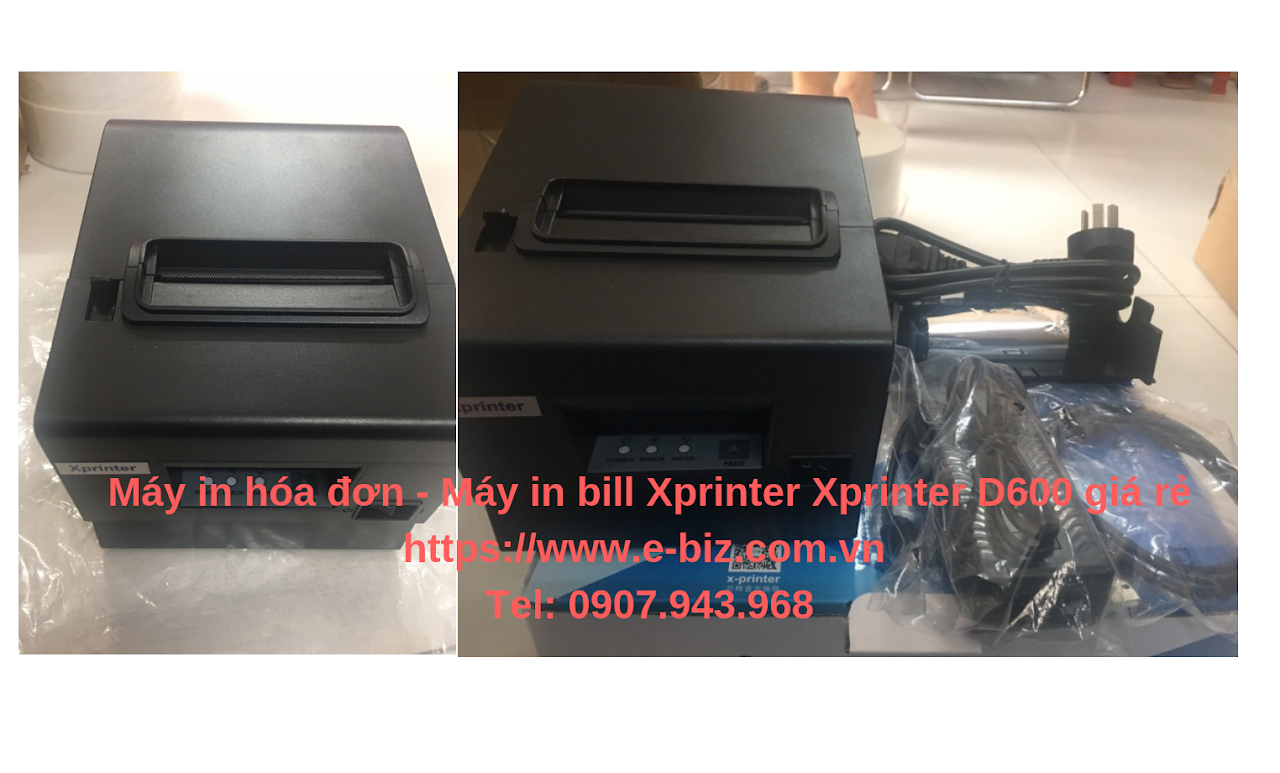 Ebiz Pos Offline - Máy in bill - Máy in hóa đơn Xprinter D600 khổ 80mm giá rẻ - Hình 2