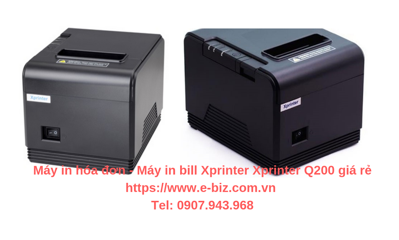 Ebiz Pos Offline - Máy in bill - Máy in hóa đơn Xprinter Q200 khổ 80mm giá rẻ - Hình 2