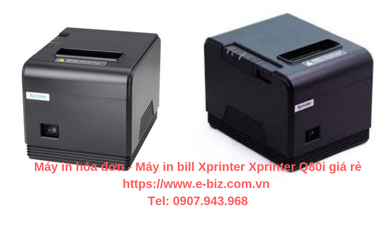 Ebiz Pos Offline - Máy in bill - Máy in hóa đơn Xprinter Q80i khổ 80mm giá rẻ - Hình 2