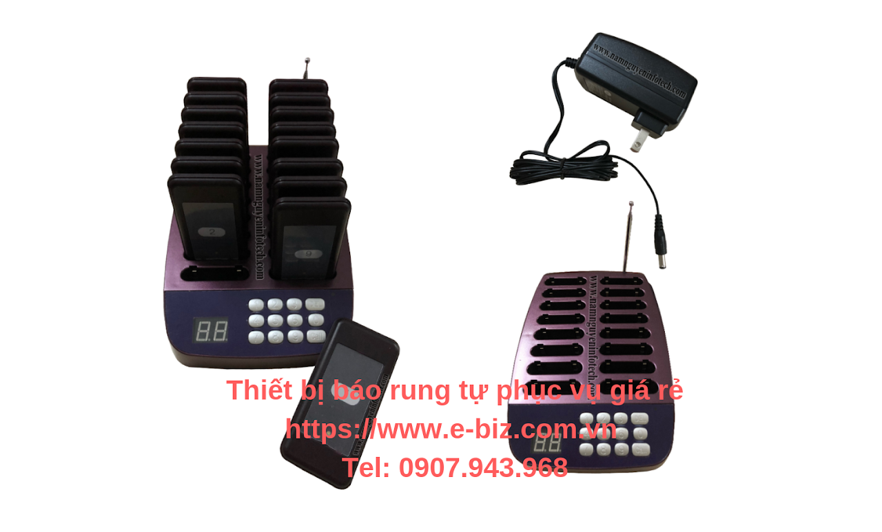 Ebiz Pos Offline - Thiết bị báo rung tự phục vụ cho nhà hàng, cafe, trà sũa BC1600 - Hình 2