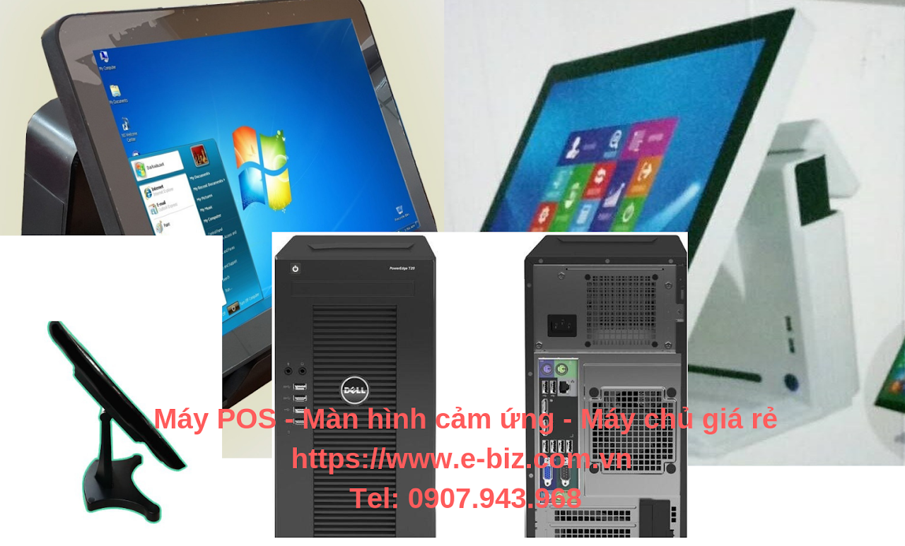 Ebiz Pos Offline - Máy POS - Màn hình cảm ứng - Máy chủ (server) - Hình 2
